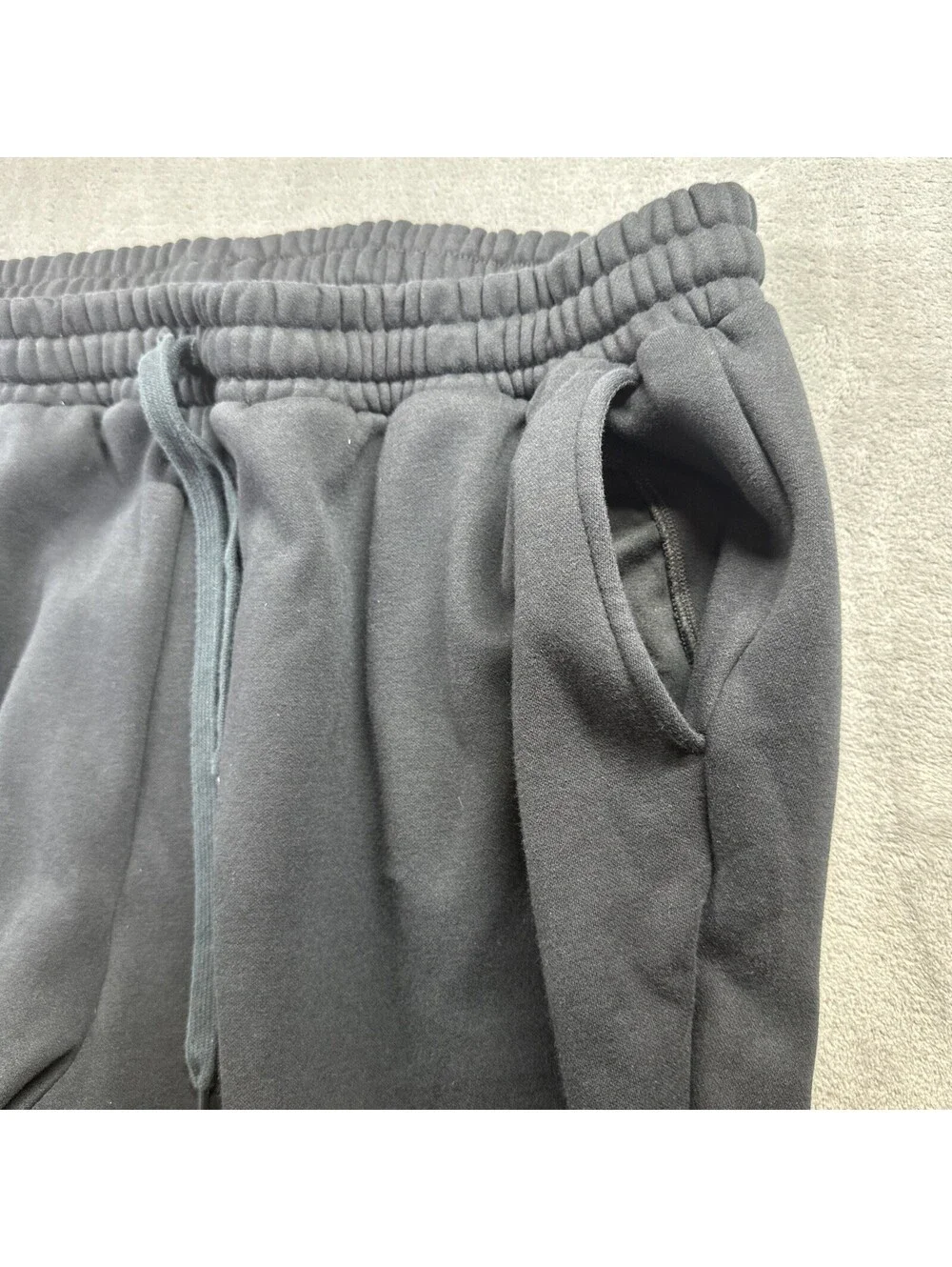 Fabletics Men's 3x Black Elastic-Waist Joggers Pockets Sweats